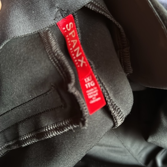 SPANX The Perfect Pant Ankle Piped Skinny Black 1X - Picture 6 of 7